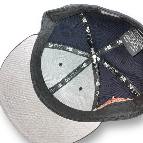 Houston Astros Baseball Hat Cap Mens Sz 8 MLB Astrodome 1986 New Era Cooperstown - Picture 12 of 14